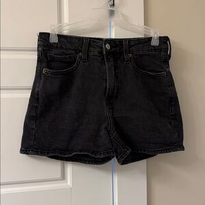 Old Navy OG Classic Black Denim Shorts